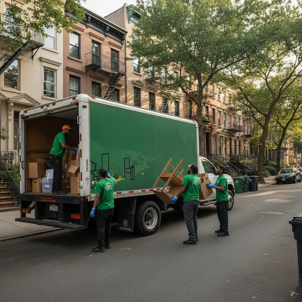 Professional junk removal Brooklyn NY team is removing household clutter responsibly for NYC homeowners